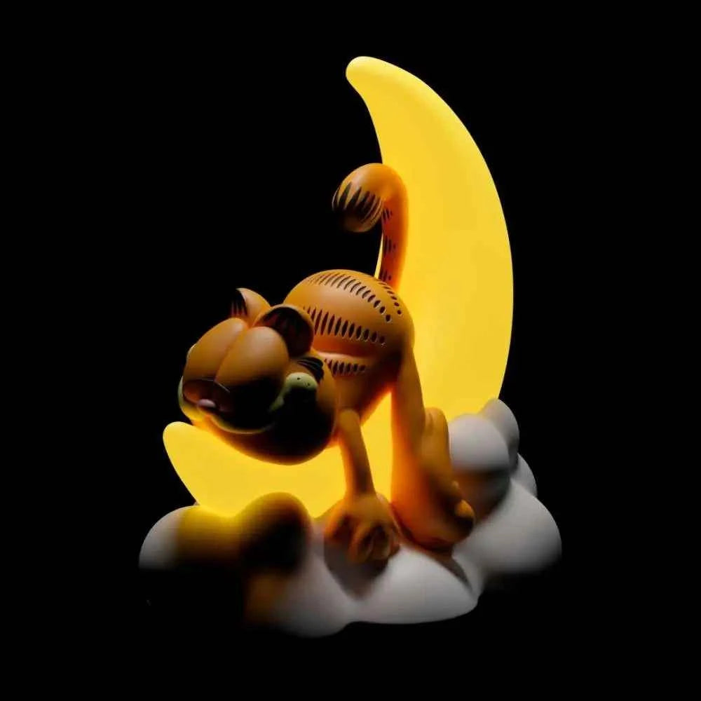 Garfield LED-Lampe auf dem Mond (22 cm) – USB & Batteriebetrieb