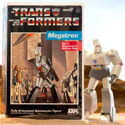 Super7 Transformers DELUXE – Megatron (VHS Edition) Actionfigur (18 cm)