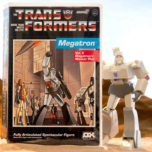Super7 Transformers DELUXE – Megatron (VHS Edition) Actionfigur (18 cm)