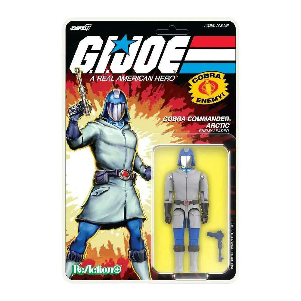 Super7 G.I. Joe ReAction+ Arctic Cobra Commander Figur (10 cm)