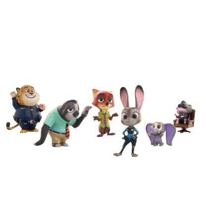 Beast Kingdom Mini Egg Attack MEA-006 Zoomania – 6er Blind Box Display