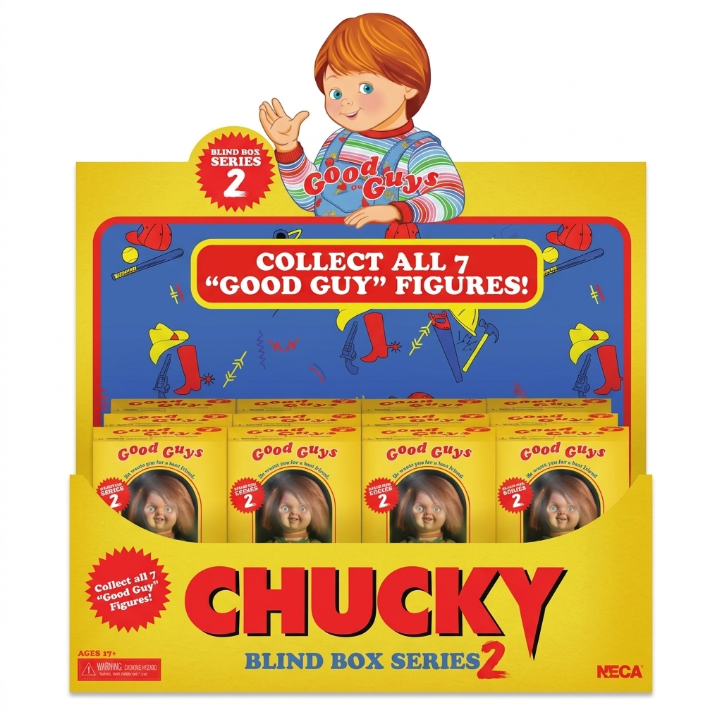 NECA Chucky Good Guy Serie 2 Blind Box Überraschungsfigur (1 Stück)