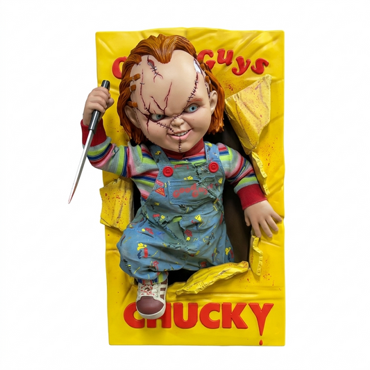 Hollywood Collectibles: Bride of Chucky – Chucky Wandskulptur (Halbmaßstab 1:2)