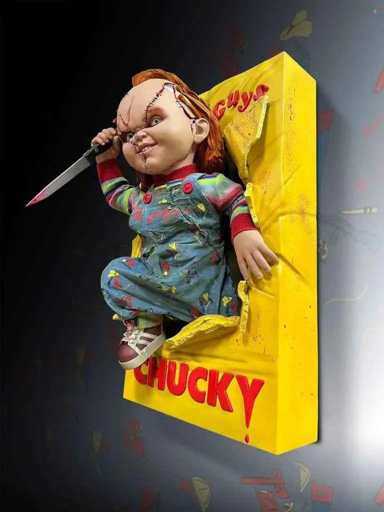 Hollywood Collectibles: Bride of Chucky – Chucky Wandskulptur (Halbmaßstab 1:2)