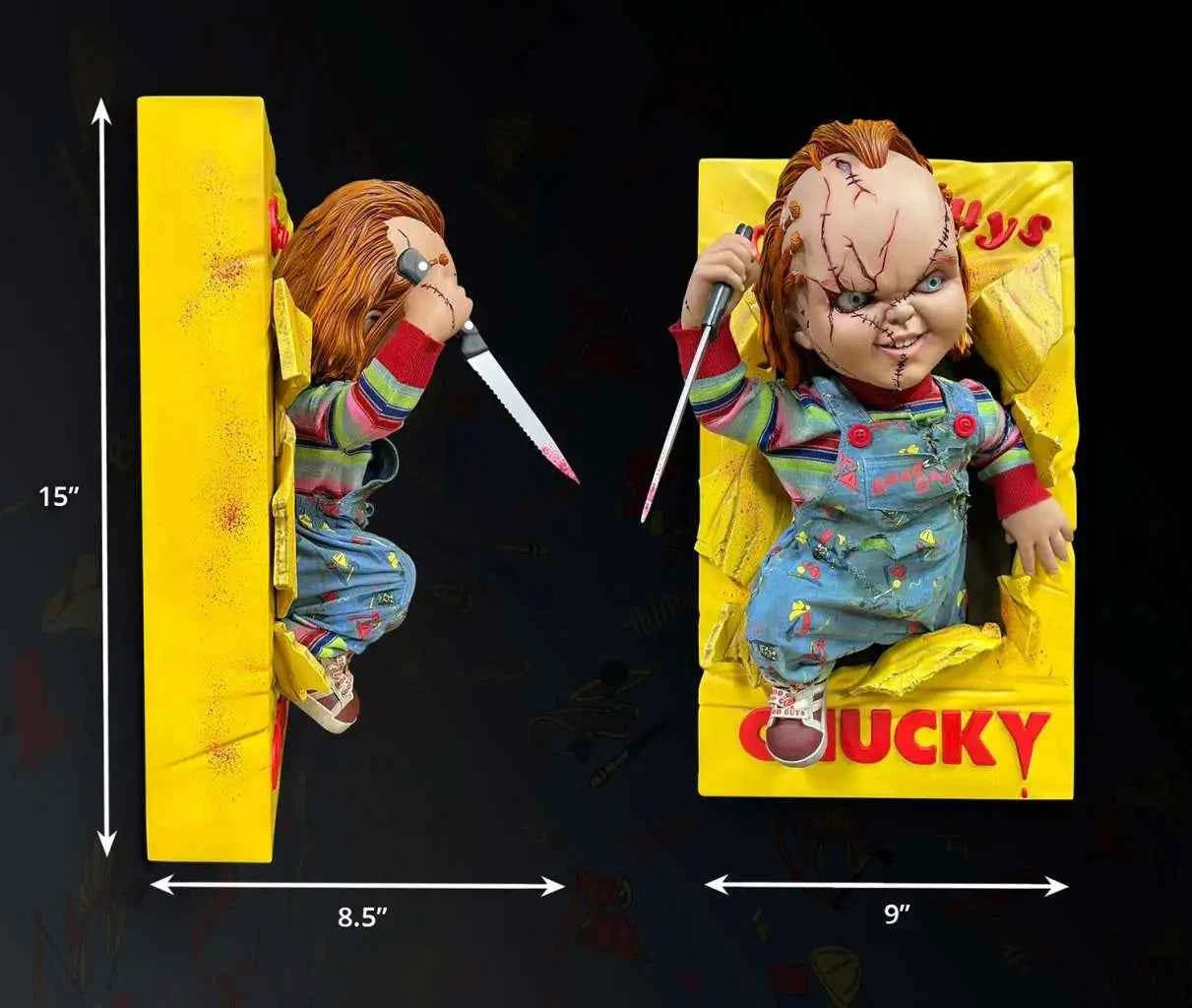 Hollywood Collectibles: Bride of Chucky – Chucky Wandskulptur (Halbmaßstab 1:2)