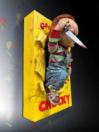 Hollywood Collectibles: Bride of Chucky – Chucky Wandskulptur (Halbmaßstab 1:2)