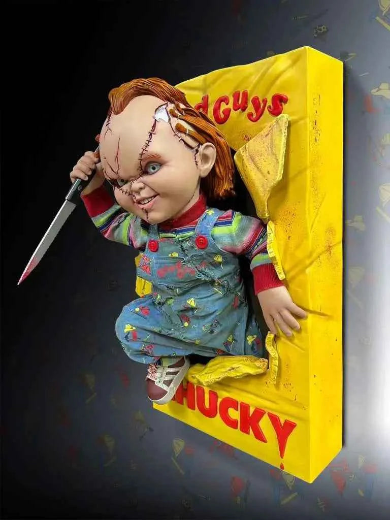 Hollywood Collectibles: Bride of Chucky – Chucky Wandskulptur (Halbmaßstab 1:2)