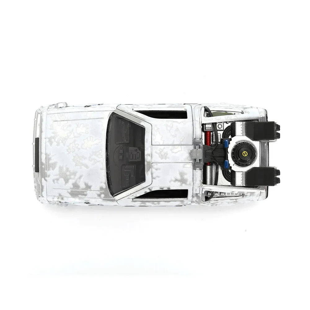 Zurück in die Zukunft – 40. Jubiläum Edition – DeLorean Frost Effect 1:32 Die-Cast Modell – Jada Toys