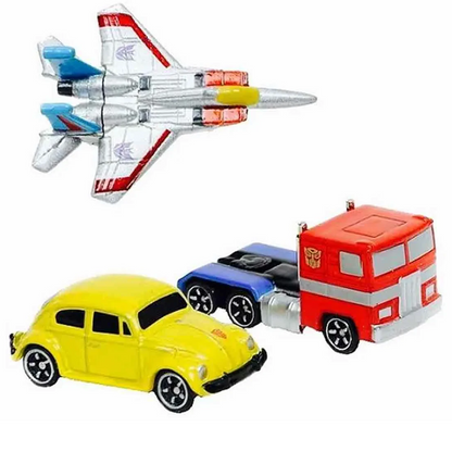 Jada Toys Transformers G1 Nano Hollywood Rides – 3er-Set Die-Cast Metallmodelle