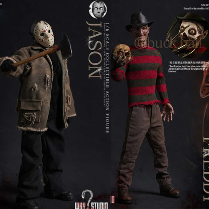 Freddy Krueger Vs. Jason Vorhees 1/6 Scale Actionfigur Ws018 019 020 WHY?STUDIO
