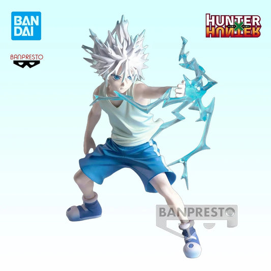 Original Bandai Banpresto Hunter X Hunter Vibration Stars Killua Zoldyck Anime Action Figur