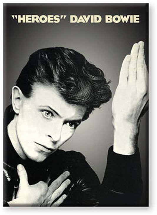 Bowie Heroes Flat Magnet Aquarius Ent
