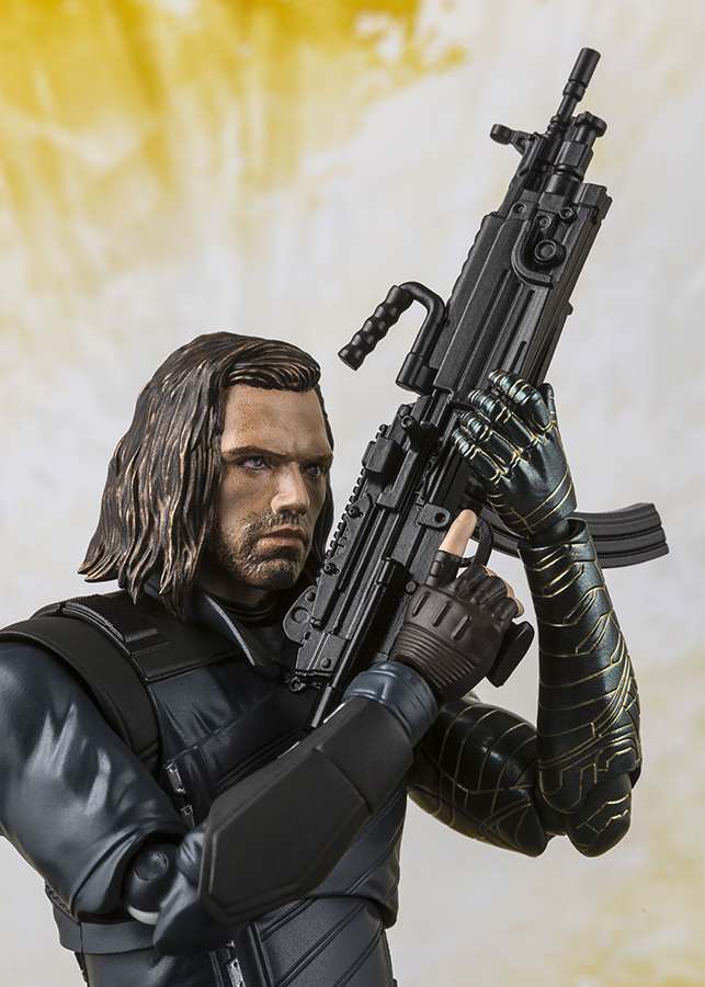 Guardians of the Galaxy Aiw Bucky & Tamashii Effect Impact Actionfigur S.H.Figuarts Bandai