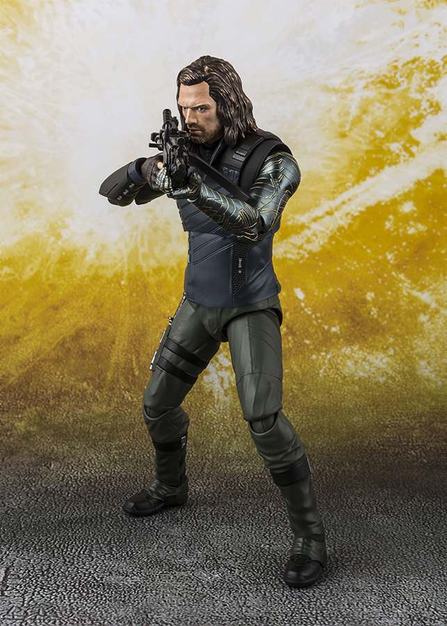 Guardians of the Galaxy Aiw Bucky & Tamashii Effect Impact Actionfigur S.H.Figuarts Bandai