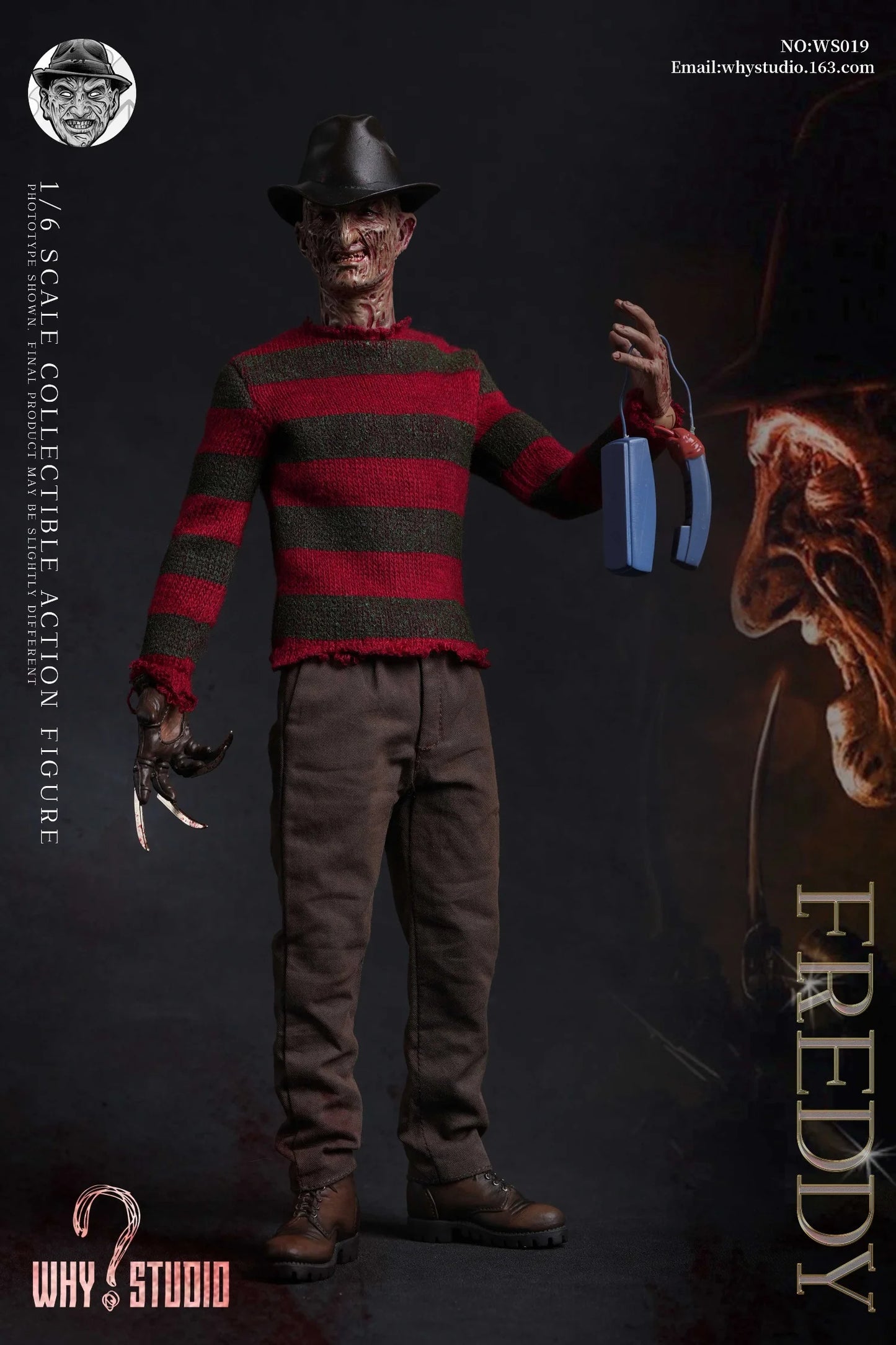Freddy Krueger Vs. Jason Vorhees 1/6 Scale Actionfigur Ws018 019 020 WHY?STUDIO