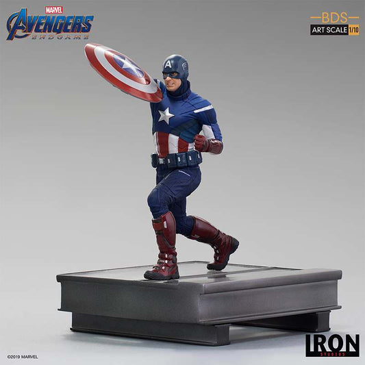 Ae Captain America 2012 1/10 Art Statue 20cm Iron Studios
