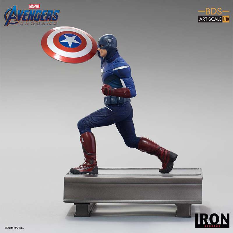Ae Captain America 2012 1/10 Art Statue 20cm Iron Studios