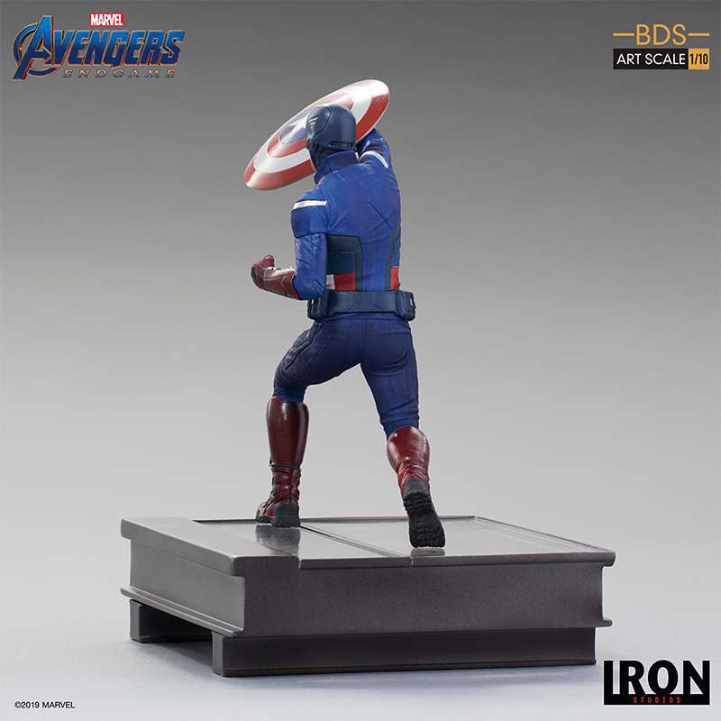 Ae Captain America 2012 1/10 Art Statue 20cm Iron Studios