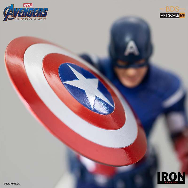Ae Captain America 2012 1/10 Art Statue 20cm Iron Studios