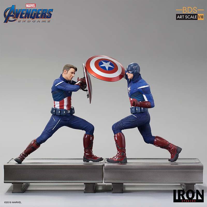 Ae Captain America 2012 1/10 Art Statue 20cm Iron Studios