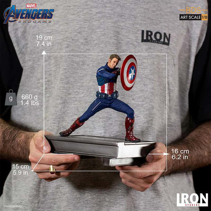 Ae Captain America 2023 1/10 Art Statue 18cm Iron Studios