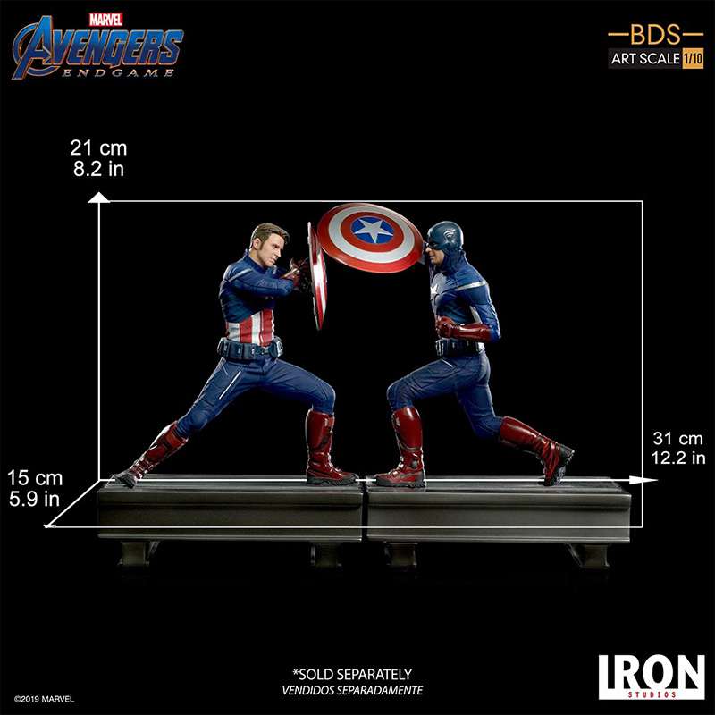 Ae Captain America 2023 1/10 Art Statue 18cm Iron Studios