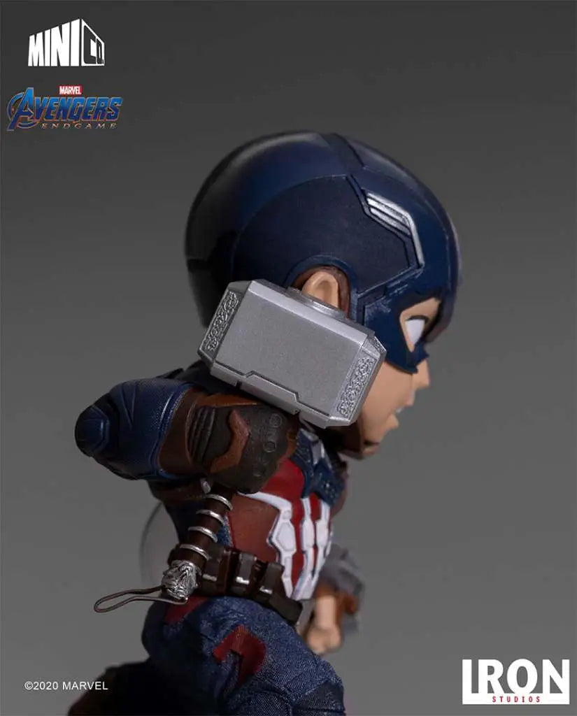 Avengers: Endgame – Captain America mit Mjolnir – MiniCo Statue – Iron Studios
