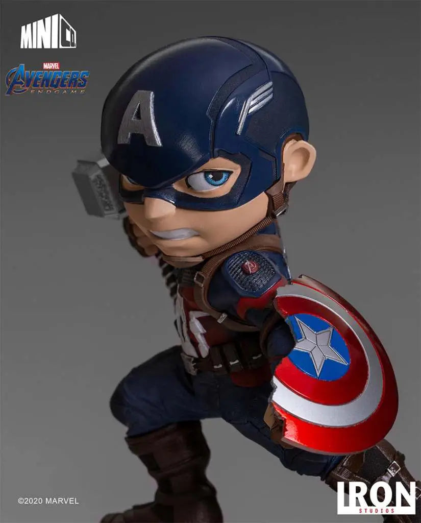 Avengers: Endgame – Captain America mit Mjolnir – MiniCo Statue – Iron Studios