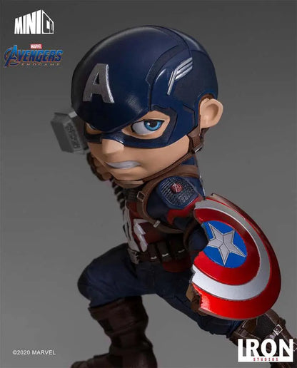Avengers: Endgame – Captain America mit Mjolnir – MiniCo Statue – Iron Studios