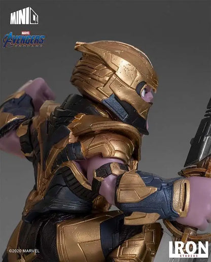 Avengers: Endgame – Thanos mit Doppelklinge – MiniCo Statue – Iron Studios