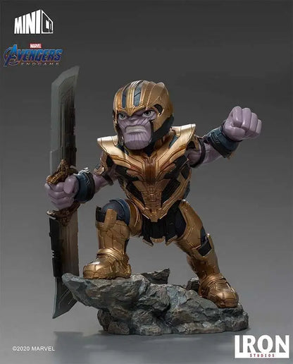 Avengers: Endgame – Thanos mit Doppelklinge – MiniCo Statue – Iron Studios