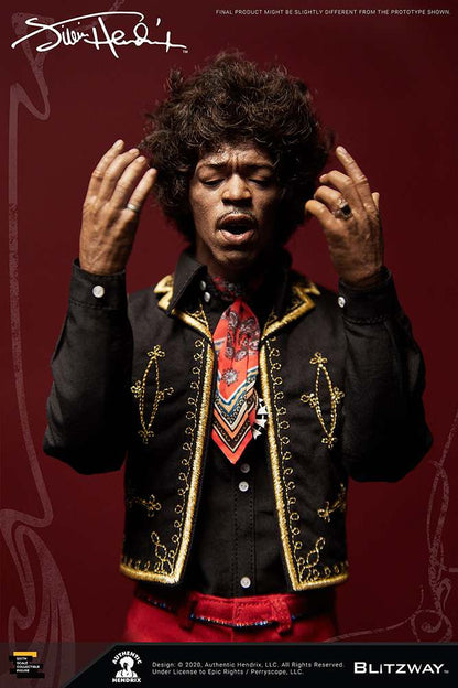 Jimi Hendrix 1/6 Af Actionfigur Blitzway 30cm