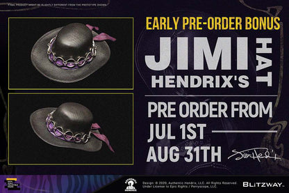Jimi Hendrix 1/6 Af Actionfigur Blitzway 30cm