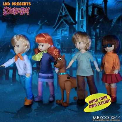 Mezco LDD Presents Scooby-Doo & Mystery Inc. 4er Set – Inkl. Scooby-Doo Build-A-Figure