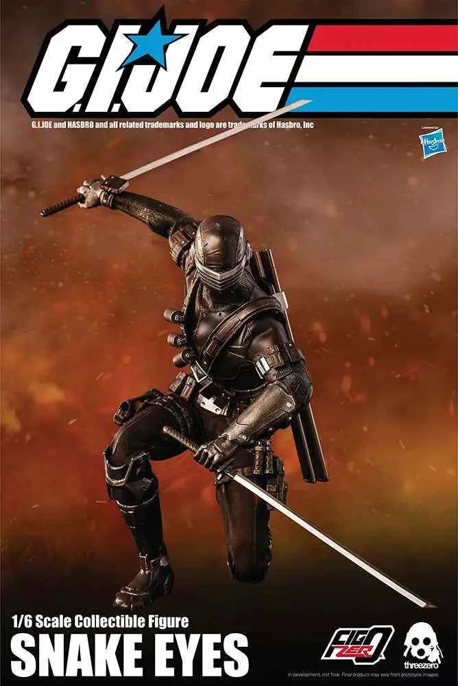 Threezero G.I. Joe Snake Eyes – High-End Actionfigur 1/6 Scale (30 cm)