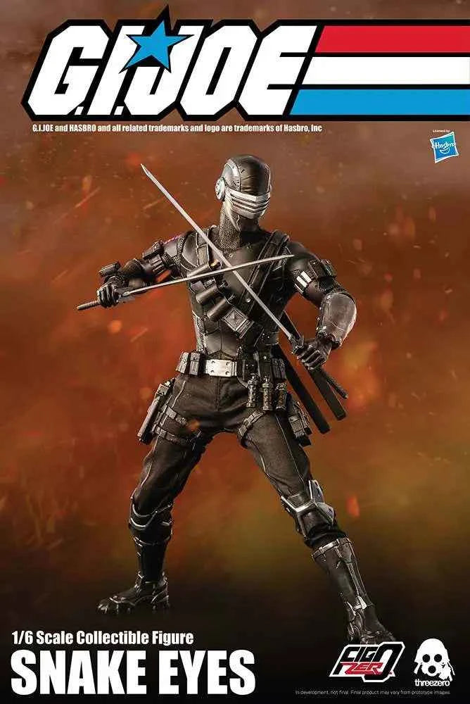 Threezero G.I. Joe Snake Eyes – High-End Actionfigur 1/6 Scale (30 cm)