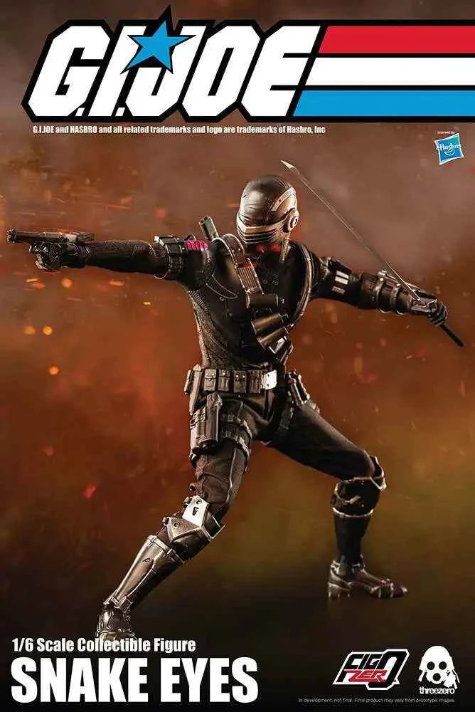 Threezero G.I. Joe Snake Eyes – High-End Actionfigur 1/6 Scale (30 cm)