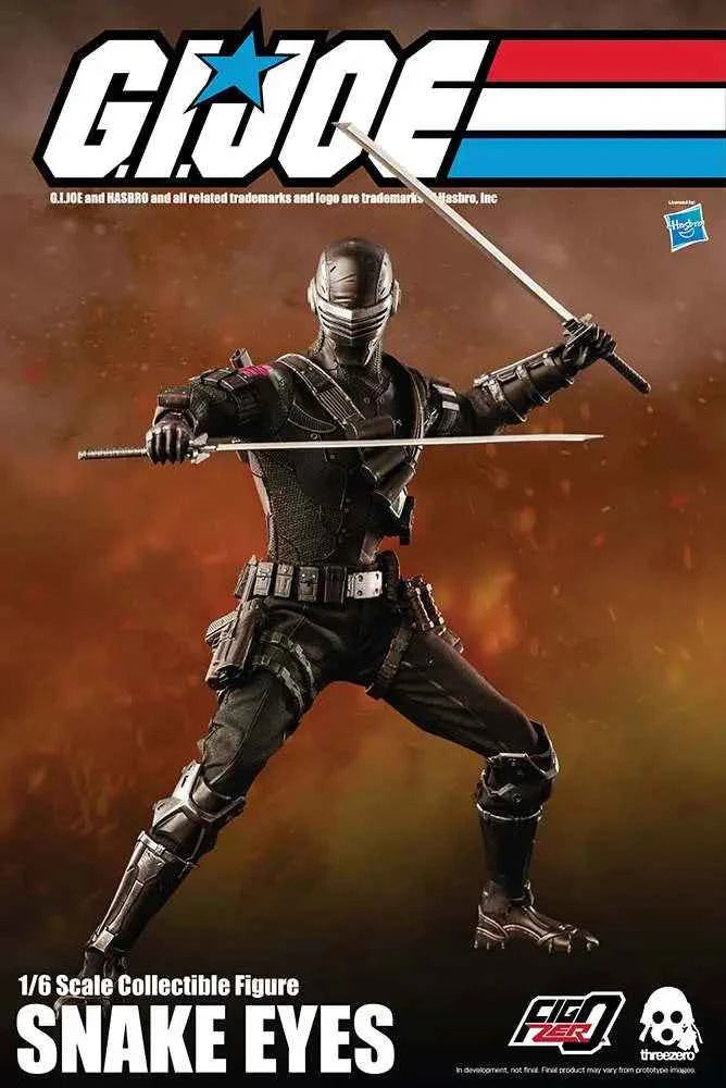 Threezero G.I. Joe Snake Eyes – High-End Actionfigur 1/6 Scale (30 cm)