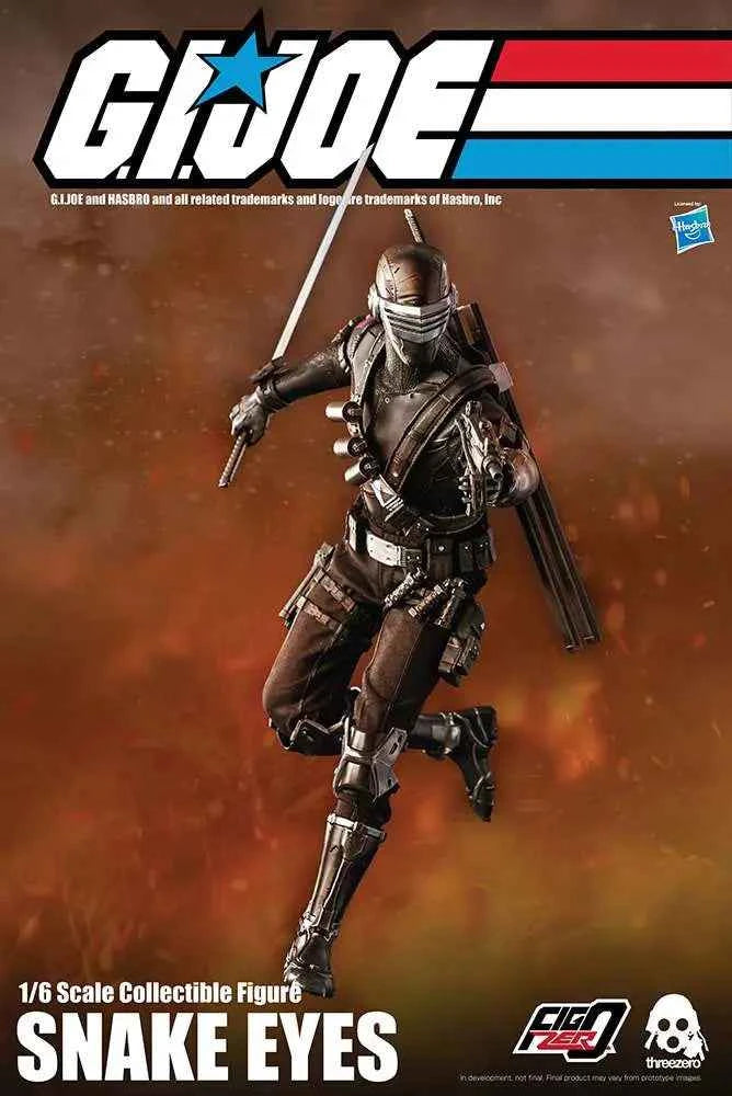 Threezero G.I. Joe Snake Eyes – High-End Actionfigur 1/6 Scale (30 cm)