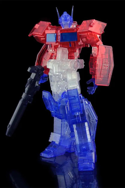 Flame Toys Transformers: Optimus Prime (IDW Ver. Clear) – Furai Model Kit (SDCC Exklusiv)