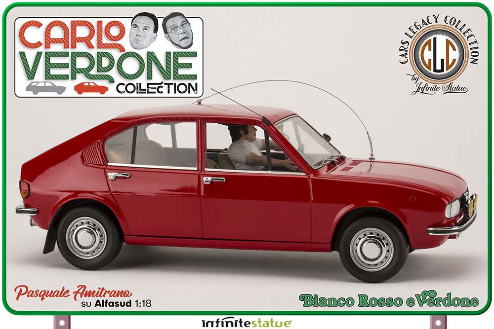 Amitrano on Alfasud Alfa 1:18 Carlo Verdone Collection Infinite Statue