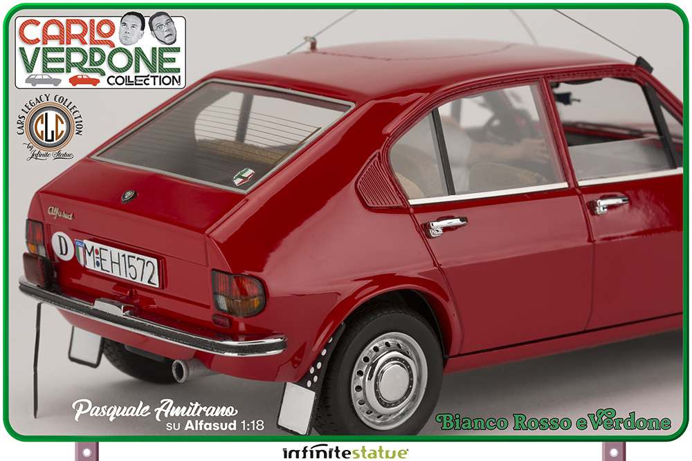 Amitrano on Alfasud Alfa 1:18 Carlo Verdone Collection Infinite Statue