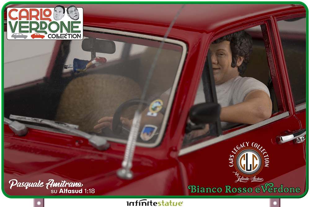 Amitrano on Alfasud Alfa 1:18 Carlo Verdone Collection Infinite Statue