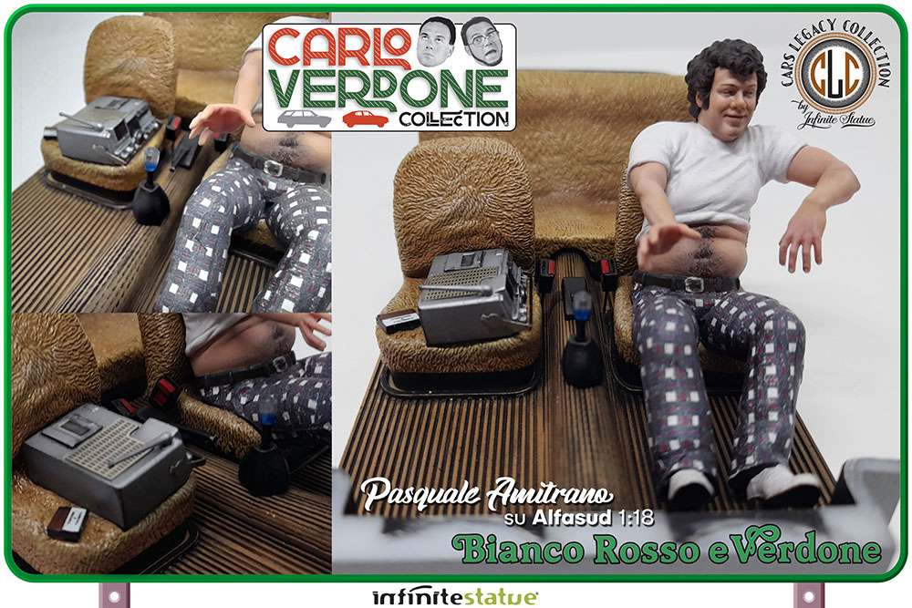 Amitrano on Alfasud Alfa 1:18 Carlo Verdone Collection Infinite Statue