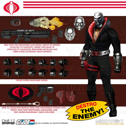 Mezco One:12 Collective G.I. Joe: Destro – Premium Actionfigur (16 cm)