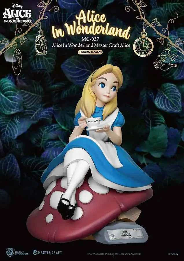 Disney Alice im Wunderland Master Craft Statue 36 cm – Beast Kingdom - Actionfigurenwelt - Actionfigur Sammlerstück