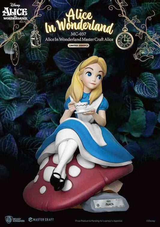 Disney Alice im Wunderland Master Craft Statue 36 cm – Beast Kingdom - Actionfigurenwelt - Actionfigur Sammlerstück