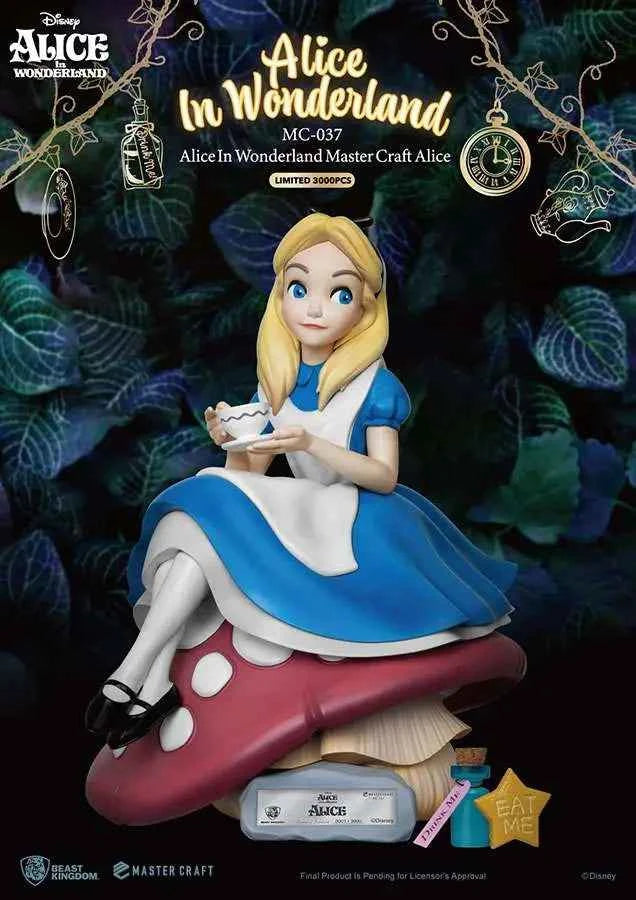 Disney Alice im Wunderland Master Craft Statue 36 cm – Beast Kingdom - Actionfigurenwelt - Actionfigur Sammlerstück