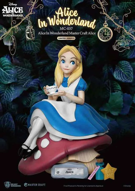 Disney Alice im Wunderland Master Craft Statue 36 cm – Beast Kingdom - Actionfigurenwelt - Actionfigur Sammlerstück