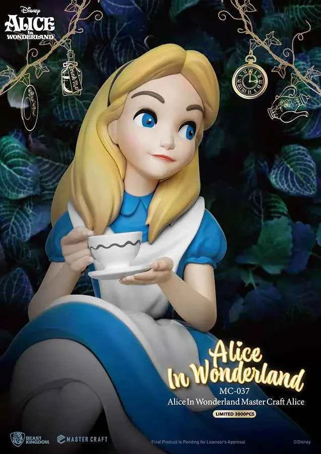 Disney Alice im Wunderland Master Craft Statue 36 cm – Beast Kingdom - Actionfigurenwelt - Actionfigur Sammlerstück